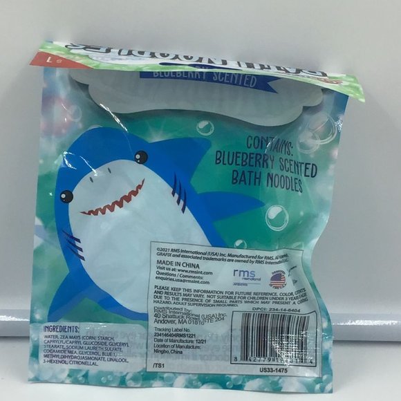 Grafix Bath Noodles Blueberry Scented 0.70 oz Set of 6 - Picture 2 of 2